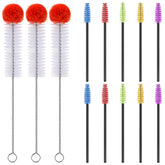 Zhehao 13-piece brush set, bendable large brush reaching all feeder corners.