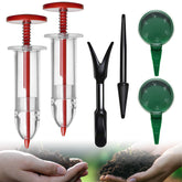 ZhenD mini seed spreader set for precise sowing in trays and soil.