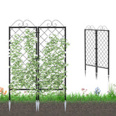 Zhongma two-pack garden trellis front view supports climbing plants