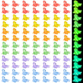 ZhouBoat mini glow lizard pack for DIY garden accents.