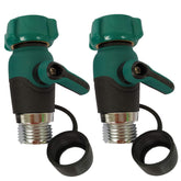 Zifoudvs garden hose shut-off valve 1-way closeup for precise water control.