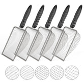 Zihvfzu 5pcs soil sifter set top view for efficient digging and sifting