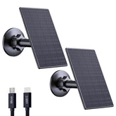 Zivif 2W solar panel front view for outdoor security cameras