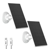 Zivif 2W solar panel front view powering an outdoor camera in daylight.