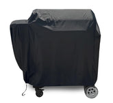 ZJYWSCH Pit Boss 850 roll-top cover protects against rain and sun.