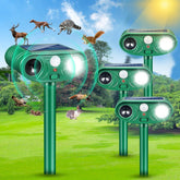 ZLieatmp solar animal deterrent front view for durable yard protection.