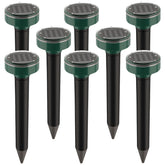 ZLieatmp solar mole repellent stake outdoors deters burrowing pests for a healthier lawn.