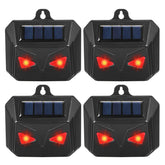 ZLieatmp solar nocturnal animal repeller protects chicken coops and gardens.