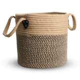 ZOES HOMEWARE jute rope basket 10x10 holds a plant pot securely for boho styling