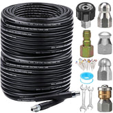 ZOFINE 200ft sewer jetter hose for long reach and power