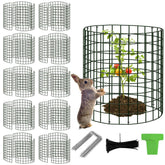 ZOKCC plant cages demonstrate quick assembly for garden protection against nibblers.