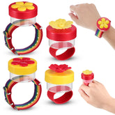 Zopeal hummingbird ring feeder with flower design attracts birds for close observation.