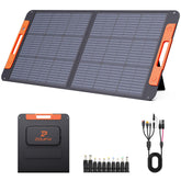 ZOUPW 100W portable solar panel folded view for camping and travel