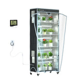 ZOYOYES indoor greenhouse 6-tier rack for compact spaces and seedlings.