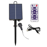 ZPSHYD solar battery box front view for versatile outdoor lighting setups.