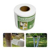 ZSlactp tree wrap protects bark from sunscald on young trees.