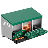 ZUCIRE chicken nesting box rollaway drawer keeps eggs protected and easy to collect.