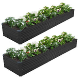 ZUNUDA galvanized raised bed assembly shows quick setup for busy gardeners.