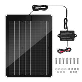 Zuomeng 15W solar panel trailer kit mounted for continuous charging