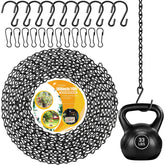 ZUZUAN upgraded 180-inch heavy-duty chain shown full length for versatile hanging.