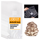 ZWXT mushroom bag with thickened 8x5x20 inch design for durable cultivation.