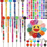 ZYEHXED garden stake with crystal topper for durable outdoor decor