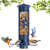 ZZOOEE Squirrel-Proof Feeder with weight-activated feature allowing birds to feed