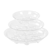 ZZPYXIA clear 6-inch plant saucer with drainage protects surfaces.