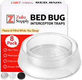 Z Zulu Supply bed bug interceptor under a bed leg captures pests early.