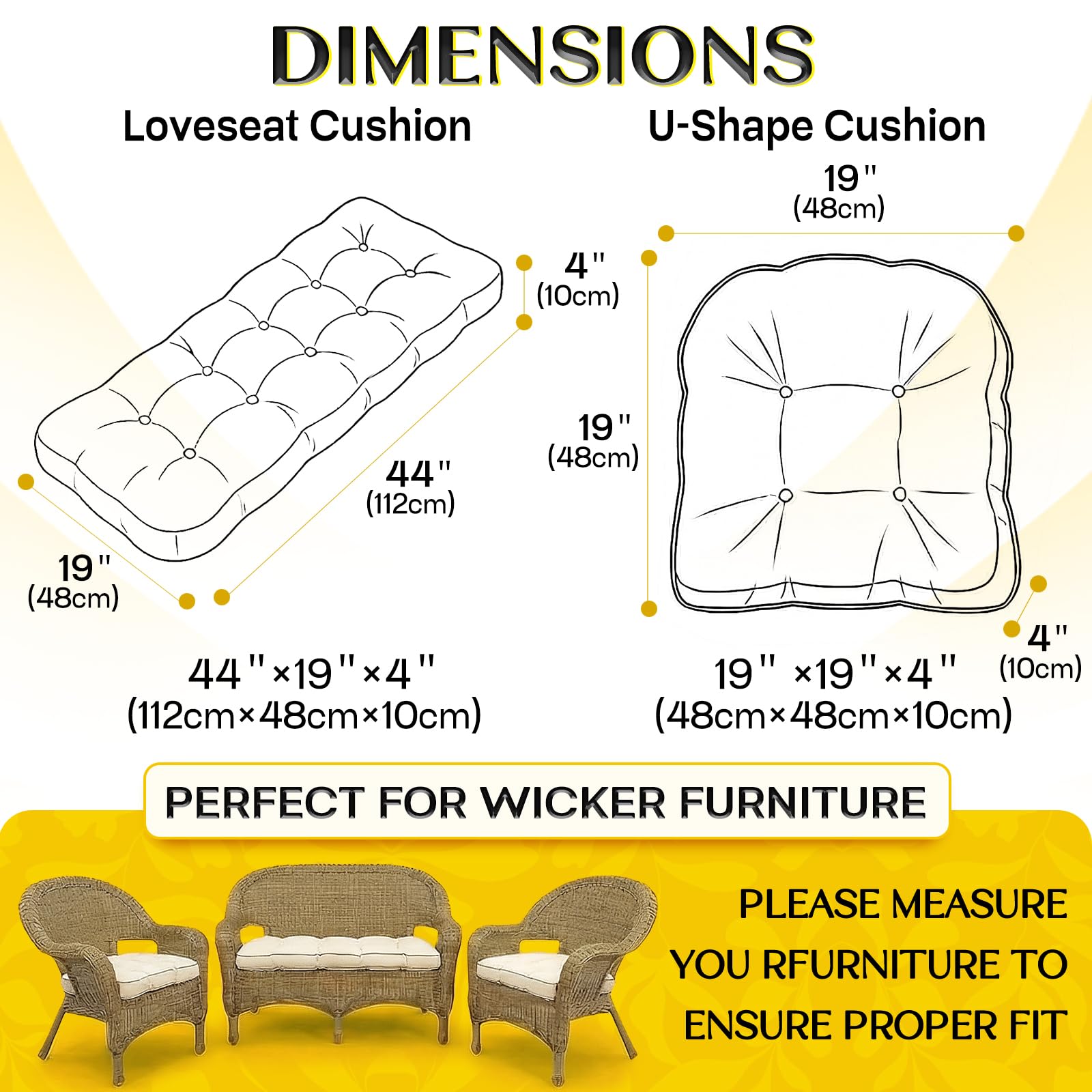 1 MIDDLE ONE wicker cushion-chair-2 versatile seating options.