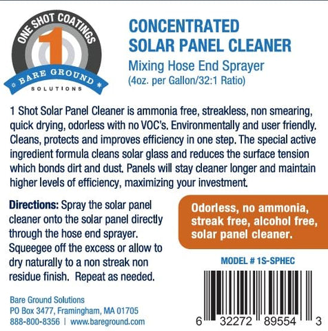 1-SHOT concentrate bottle close-up shows labeling and dilution clarity.