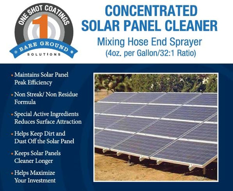 1-SHOT hose-end sprayer attached demonstrates simple one-step application.