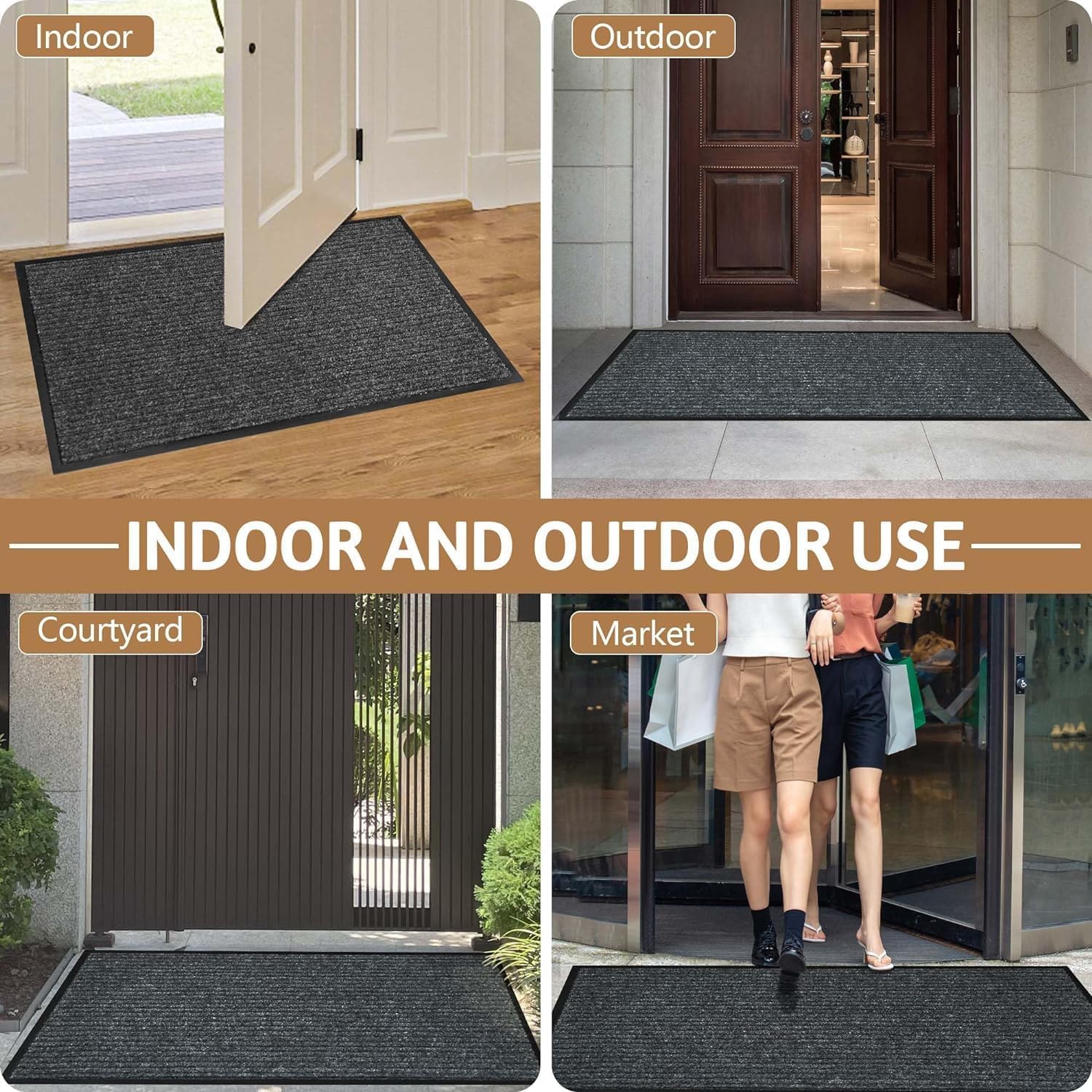 100pointONE easy-care mat to vacuum, sweep, or rinse