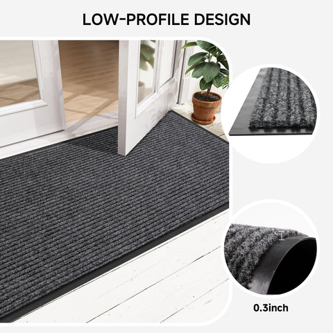 100pointONE non-slip backing prevents movement on wet floors