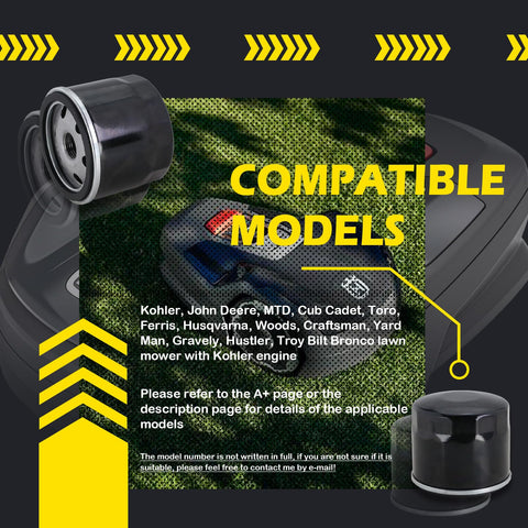Replacement for 12-050-01 series oil filters for simple servicing.