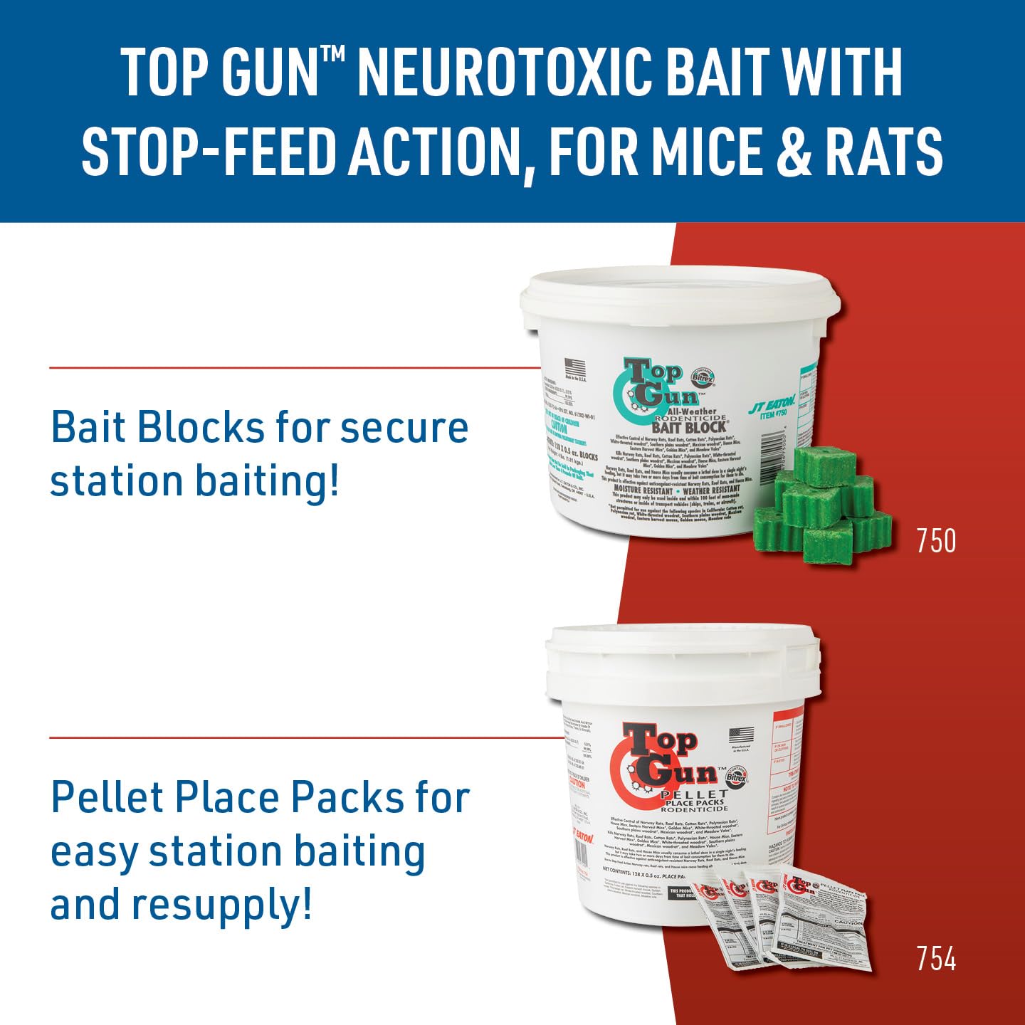 128-block pail provides long-term supply for large-scale residential control