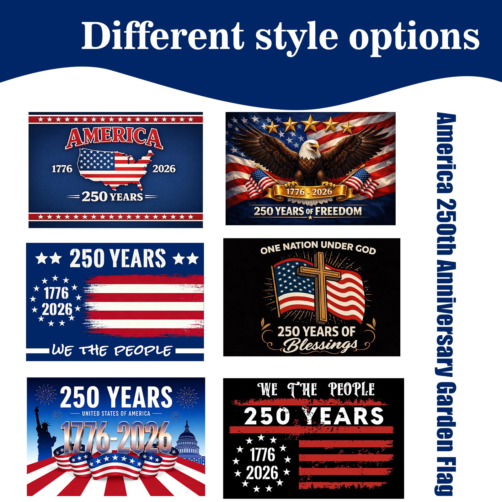 12 Pack Small American Flags on Stick used as Independence Day decorations