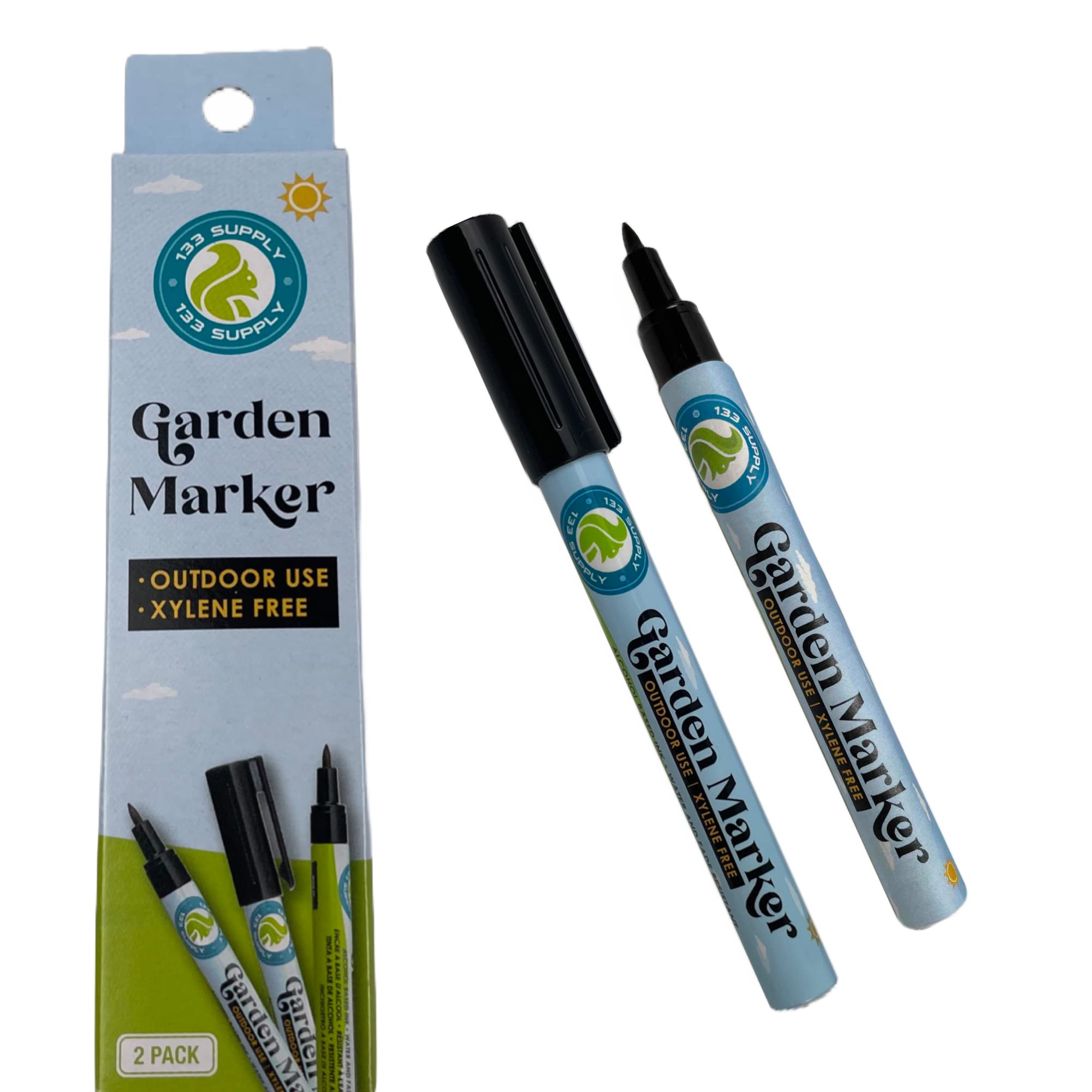 133 SUPPLY bulk plant labels pack displayed for garden-scale labeling.