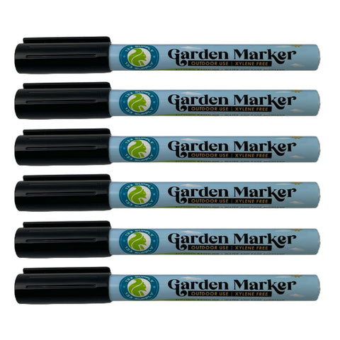 133 SUPPLY garden marker pen pack black ink for durable plant labels.