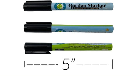 133 SUPPLY marker on wood pots for easy garden labeling.