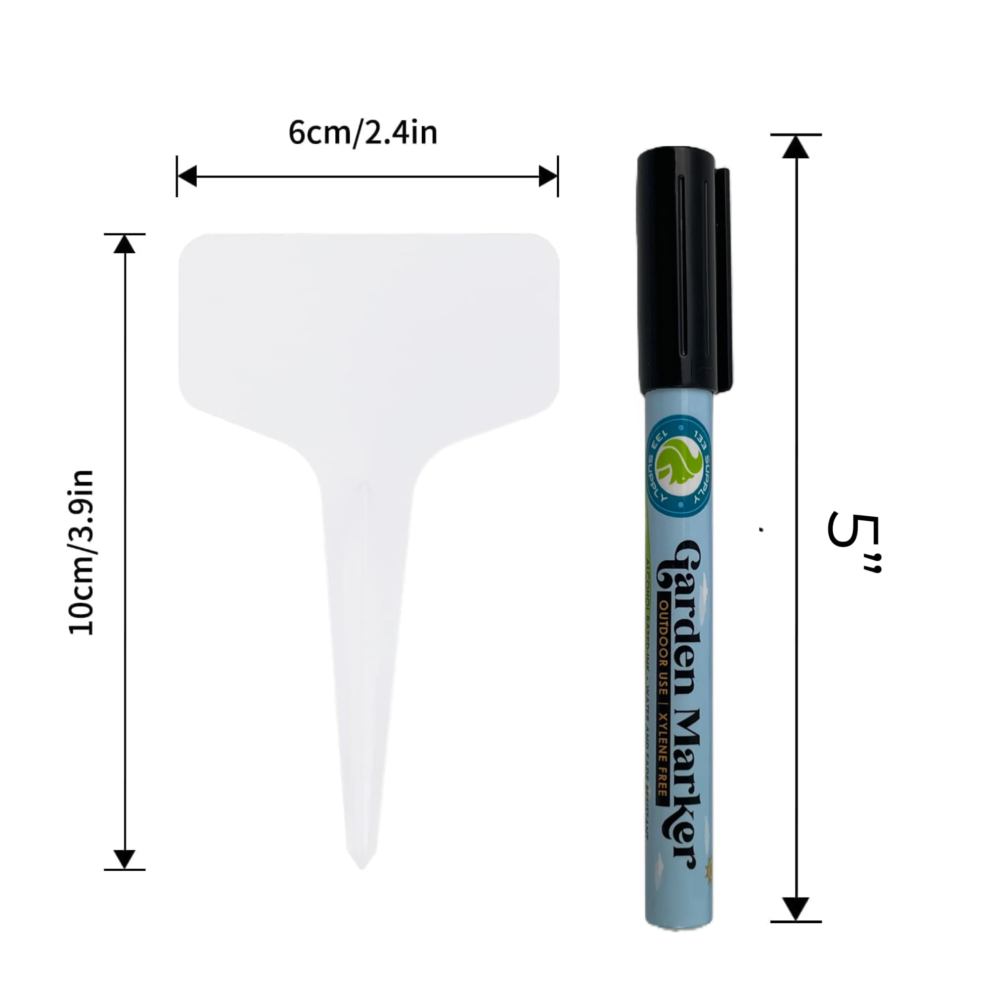 133 SUPPLY waterproof and UV-resistant plant tags endure sun and rain.