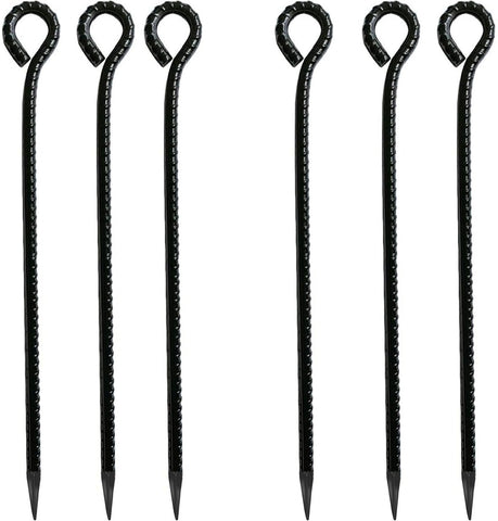 16 Inch Rebar Stakes top view highlighting the wide 1.8 inch head for secure grip