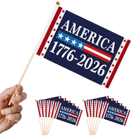 1776 flag handheld 5x8 inch for easy parade waving and celebration
