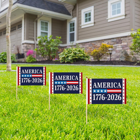 1776 flag made of tear-resistant polyester with durable print