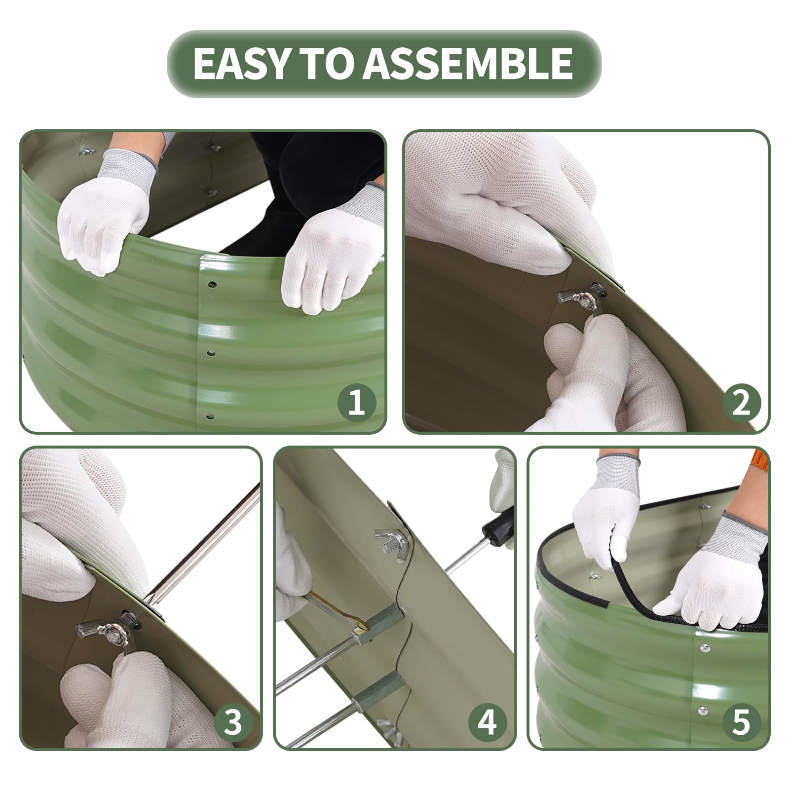 1MORE color options include olive green to match outdoor decor.