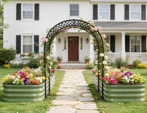 1MORE modular connectors enable quick setup for any garden shape