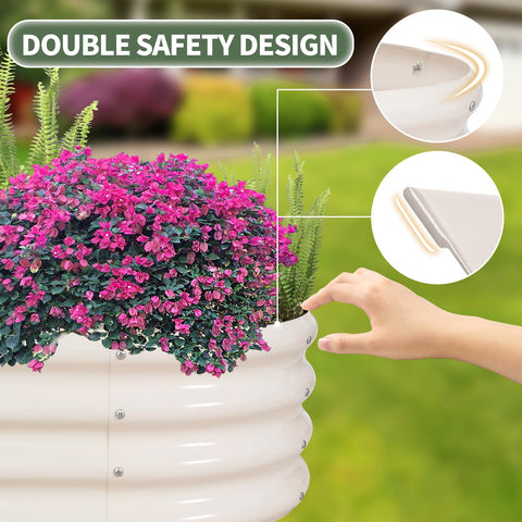 1MORE open-bottom galvanized bed design promoting drainage and root growth