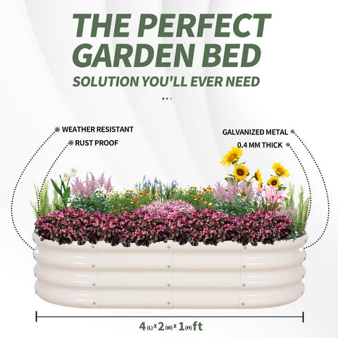 1MORE garden bed includes protective tape and tools for simple setup