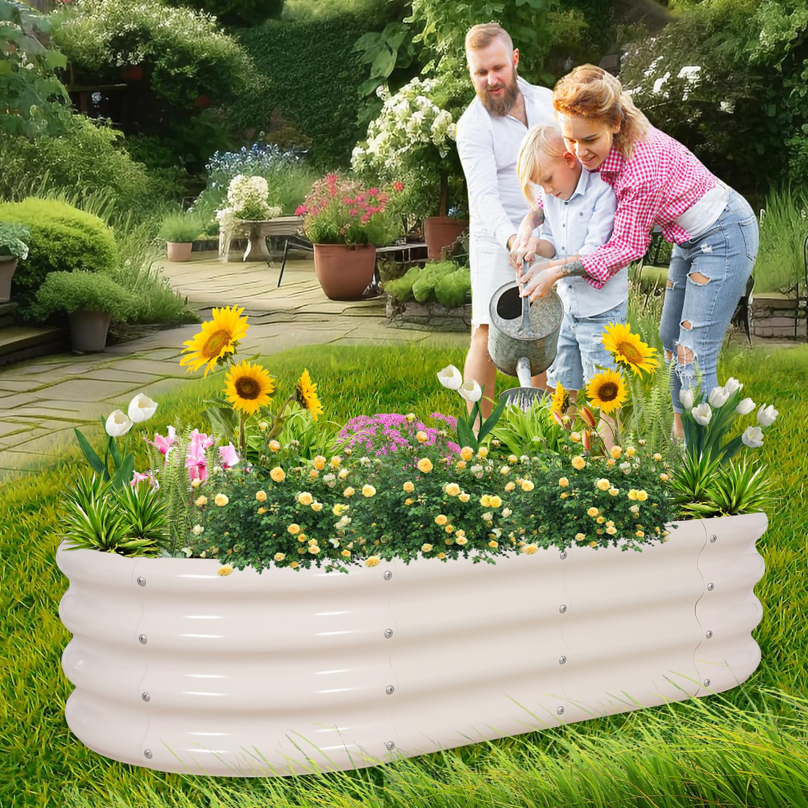 1MORE raised bed ideal for vegetables and flowers in any yard