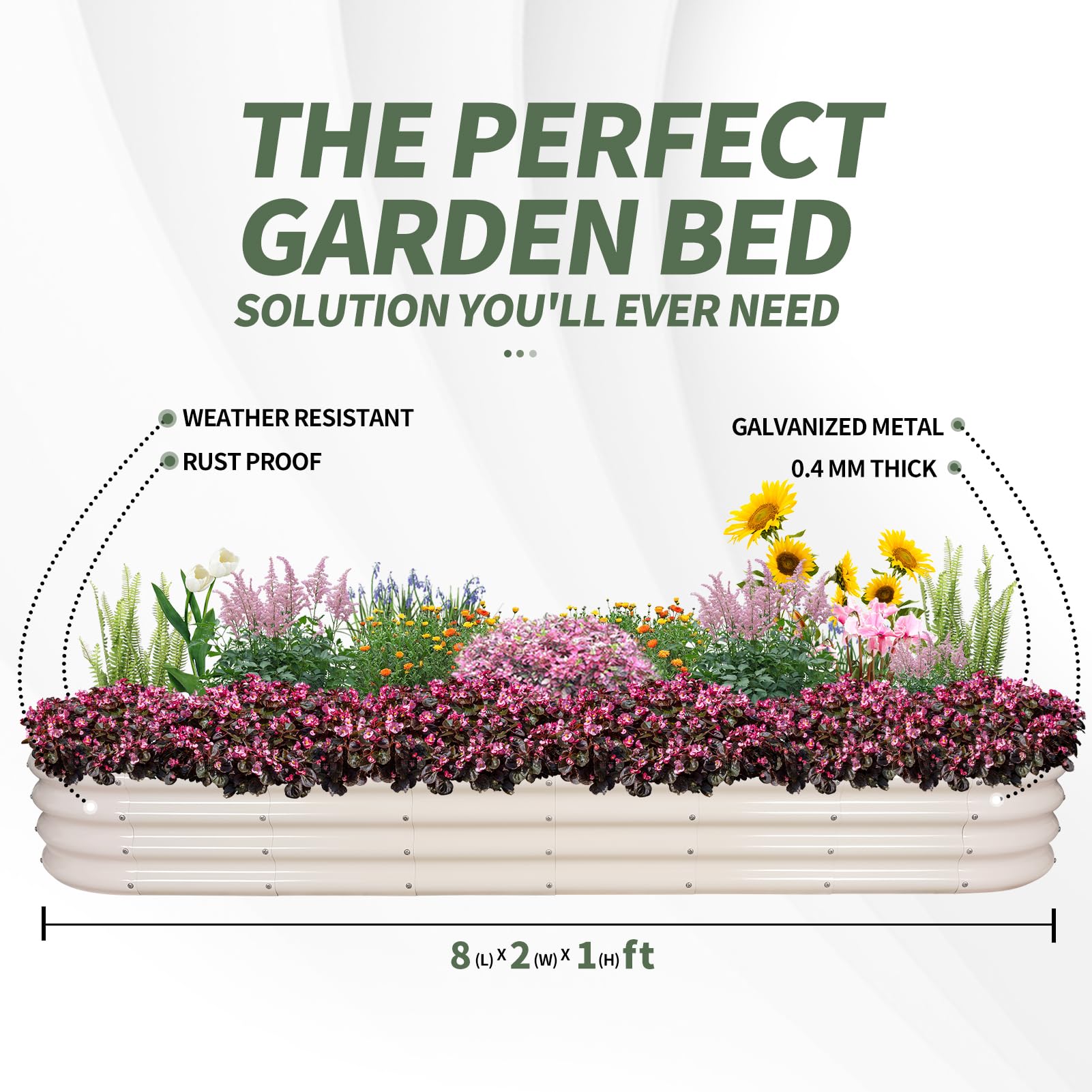1MORE weather-ready outdoor garden bed ready for all seasons